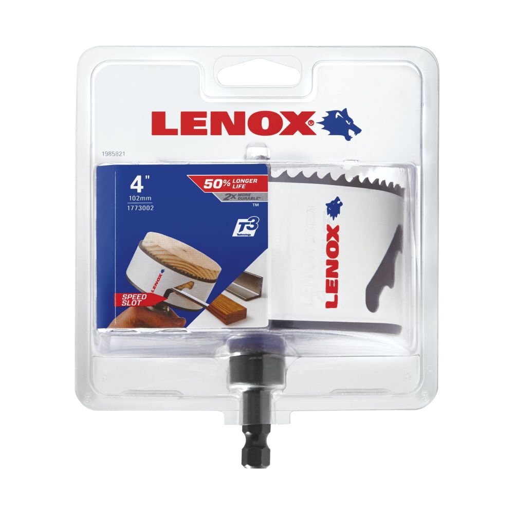 Lenox 4 Inch Speed Slot Bi-Metal Hole Saw With T3 Technology, large image number 9