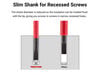 Tekton 6.5 mm Slotted Insulated Screwdriver 6 Inch Shank, small image number 3