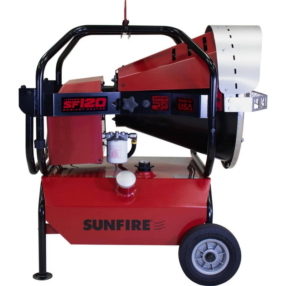 Sunfire SF120 120,000 Btu 2800 Square-Foot Area Diesel/Kerosene Radiant Heater, large image number 5