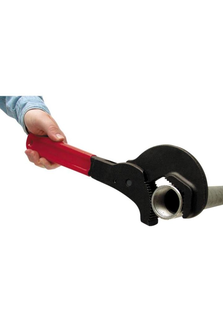 Reed Mfg Reed Wrench with Spring-Loaded Jaws Comfort Grip MW1 1/4 GRIP (02386), large image number 1