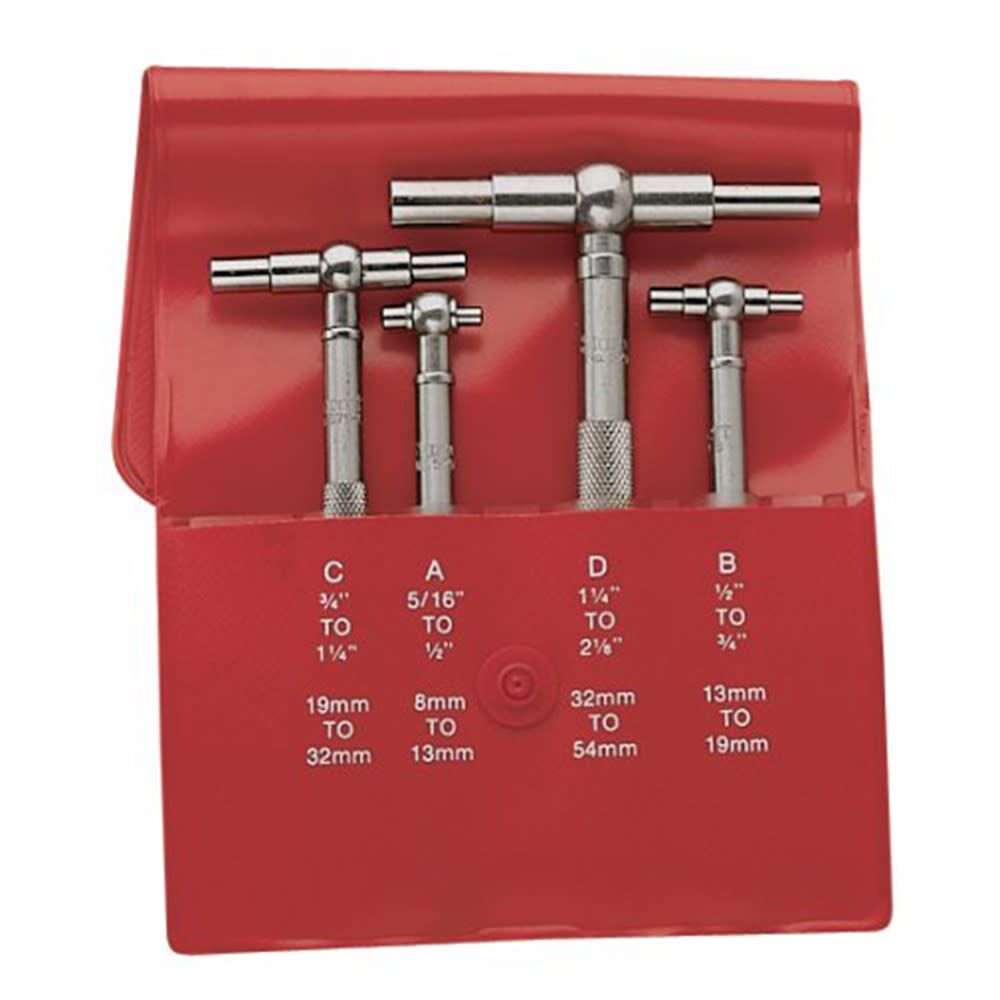Starrett No. 579 4pc Telescoping Gage Set (5/16In - 2-1/8In), large image number 1
