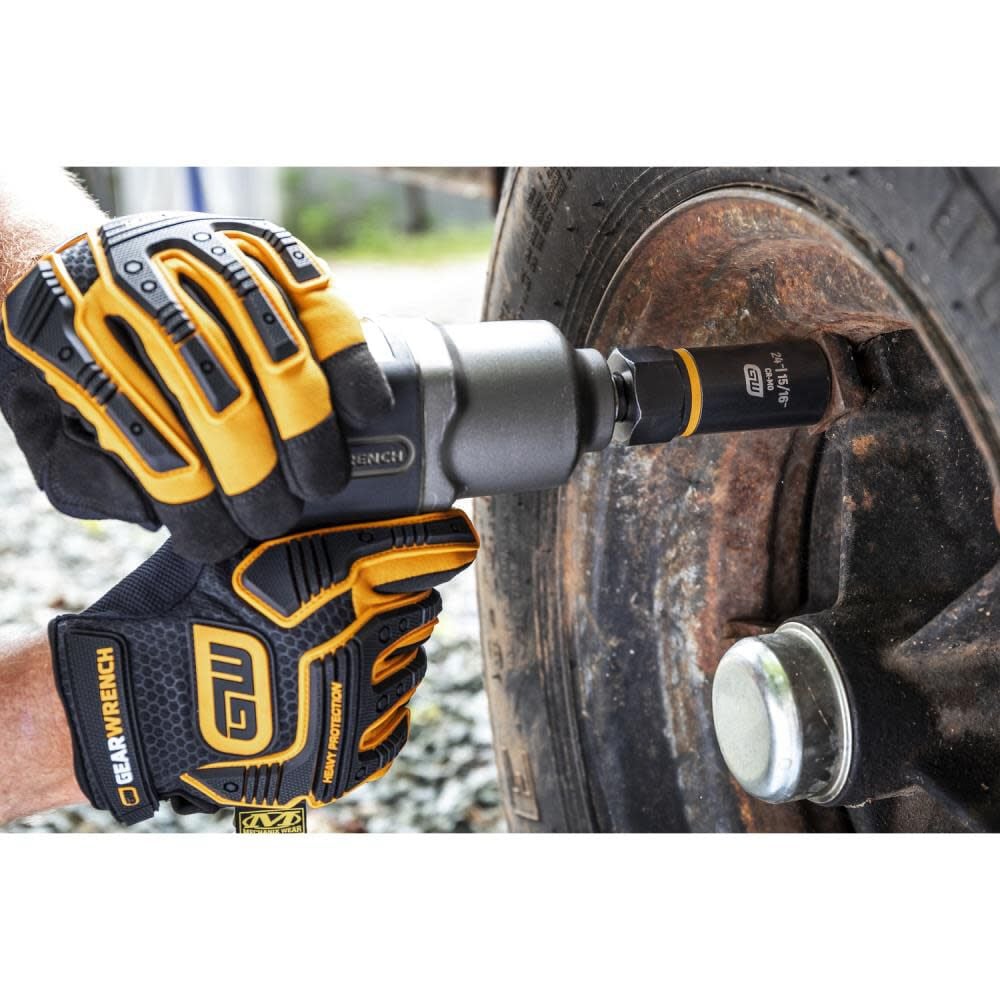 GEARWRENCH 1/2in Drive Bolt Biter Impact Deep Extraction Socket 19mm- [3/4-in], large image number 2