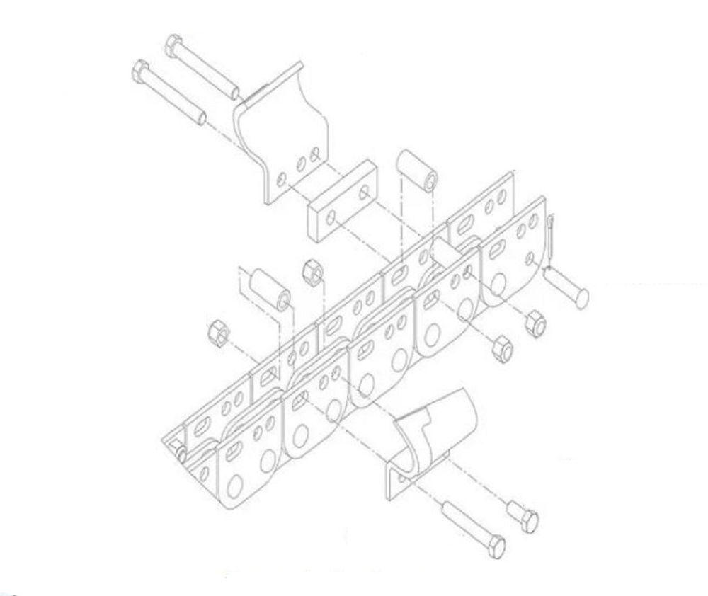 Toro Dingo 36 x 4 In. Combo Chain for Trencher, large image number 2