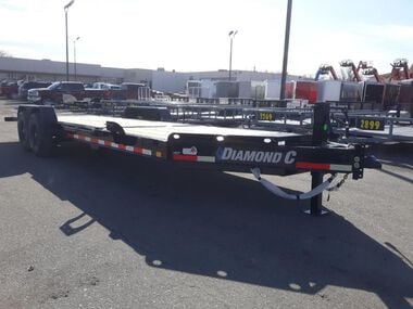 Diamond C 22 Ft. x 82 In. Low Profile Hydraulically Dampened Tilt Trailer, large image number 3