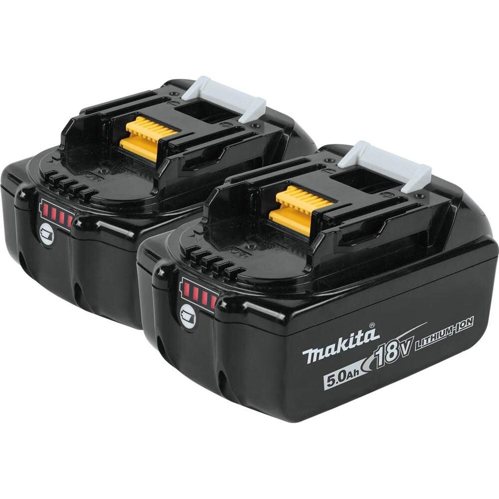 18 Volt 5.0 Ah LXT Lithium-Ion Battery 2-Pack BL1850B-2 from Makita - Acme Tools