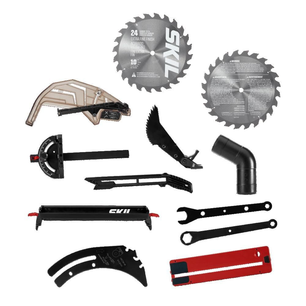 SKIL 10in Jobsite Table Saw with Foldable Stand 25 1/2 Rip Capacity, large image number 4
