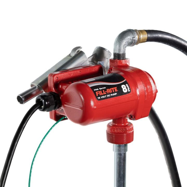 Fill-Rite FR8 12V Fuel Transfer Pump with Nozzle