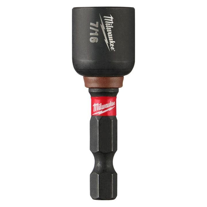 Milwaukee SHOCKWAVE Impact Duty 7/16 x 1 7/8inch Magnetic Nut Driver 10pk, large image number 0