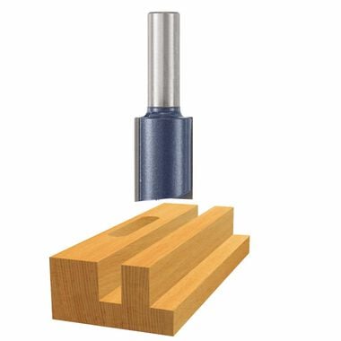 Bosch 7/8 In. x 1-1/4 In. Carbide Tipped 2-Flute Straight Bit, large image number 0