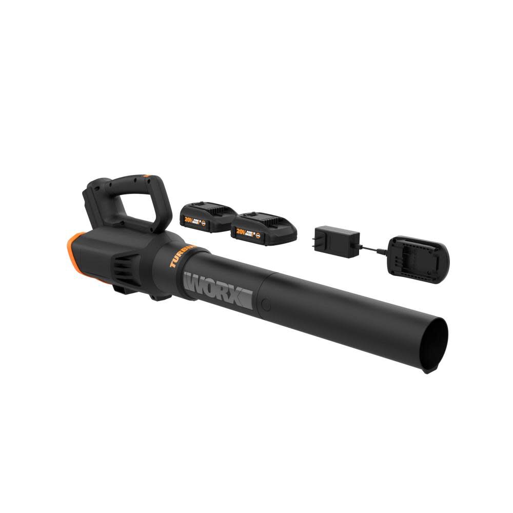 Worx Wg547 20v Power Share Turbine Cordless Two-speed Leaf Blower