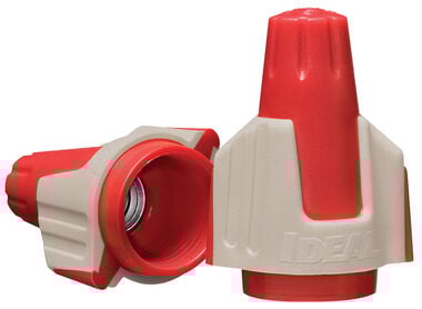 Ideal Industries TwisterPRO Wire Connector, Red/Tan, 500 Jar