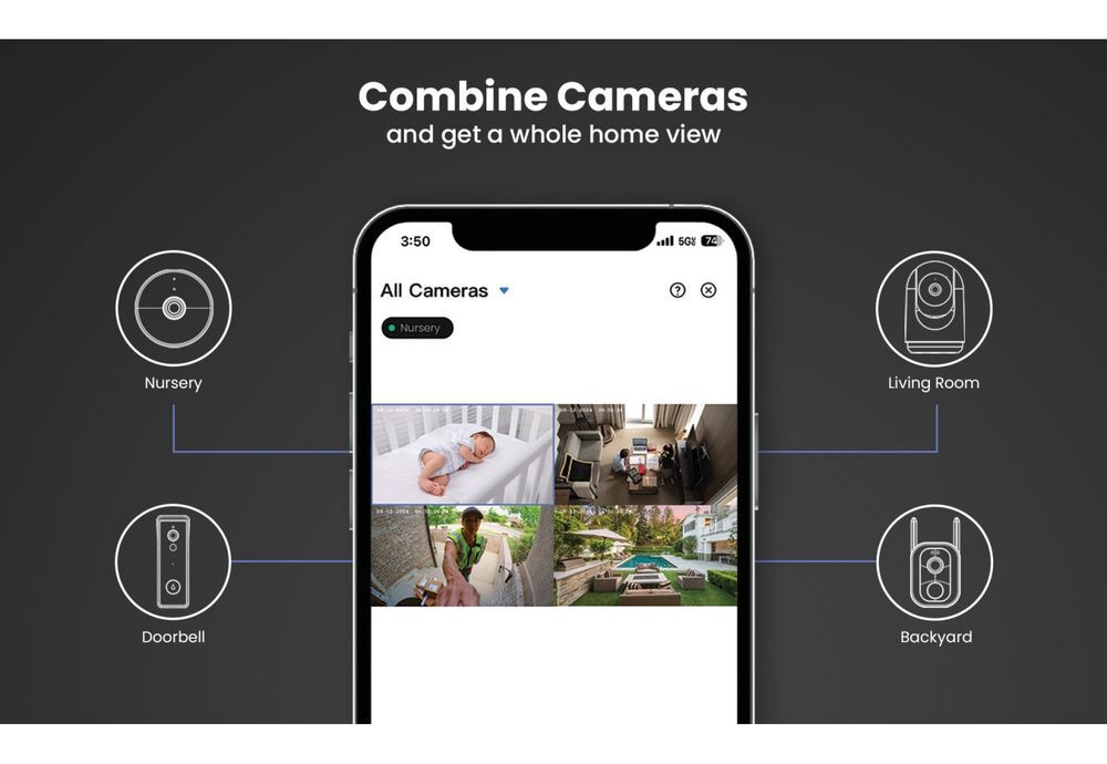 Feit Electric Wired or Battery-Powered Wireless Wi-Fi Smart Video-Enabled Doorbell, large image number 16
