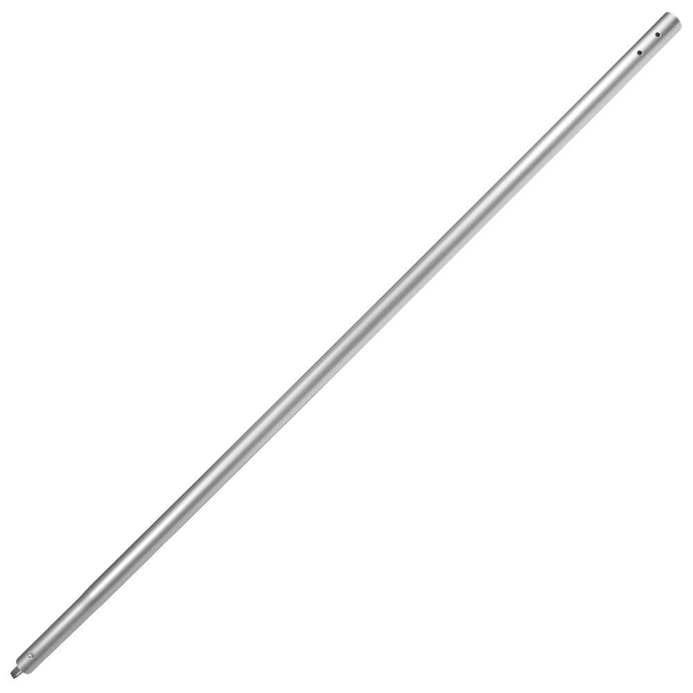 Kraft Tool Co 6 Ft Anodized Aluminum Swaged Button Handle 1-3/4 Inch Diameter Silver, large image number 1