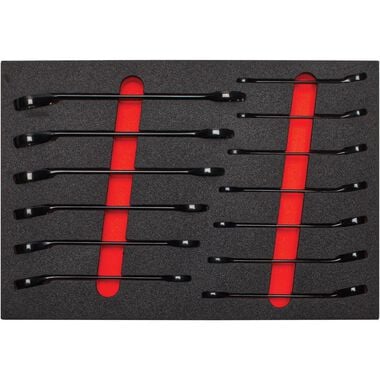 Proto Metric Combination Wrench Set 13pc with Foam Insert