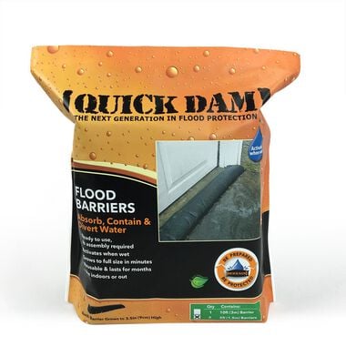Quick Dam Water Activated Flood Barriers 5ft 2/Pk