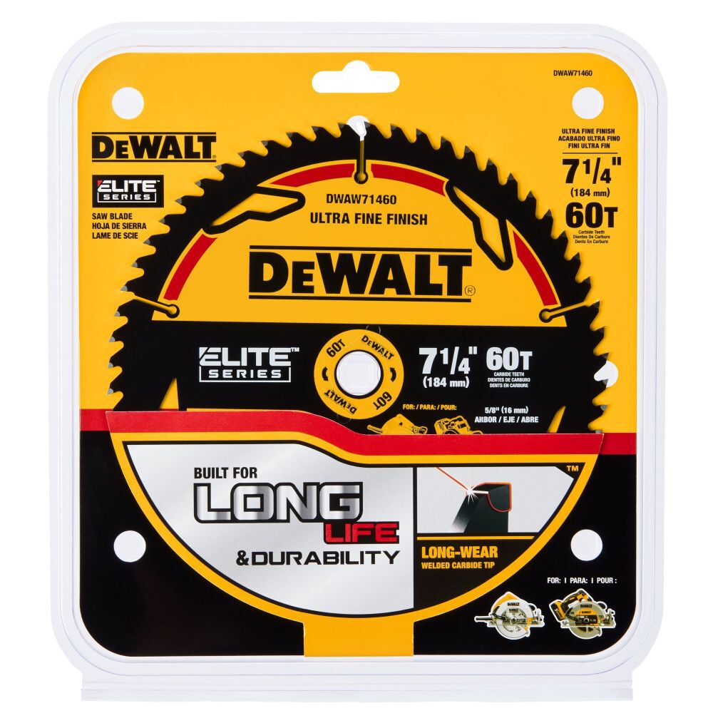 DEWALT Circular Saw Blade 7 1/4in 60T, large image number 5