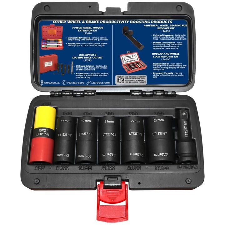 Milton Pro Torque 1/2-Inch Drive Flip Socket Set, 7 Pieces