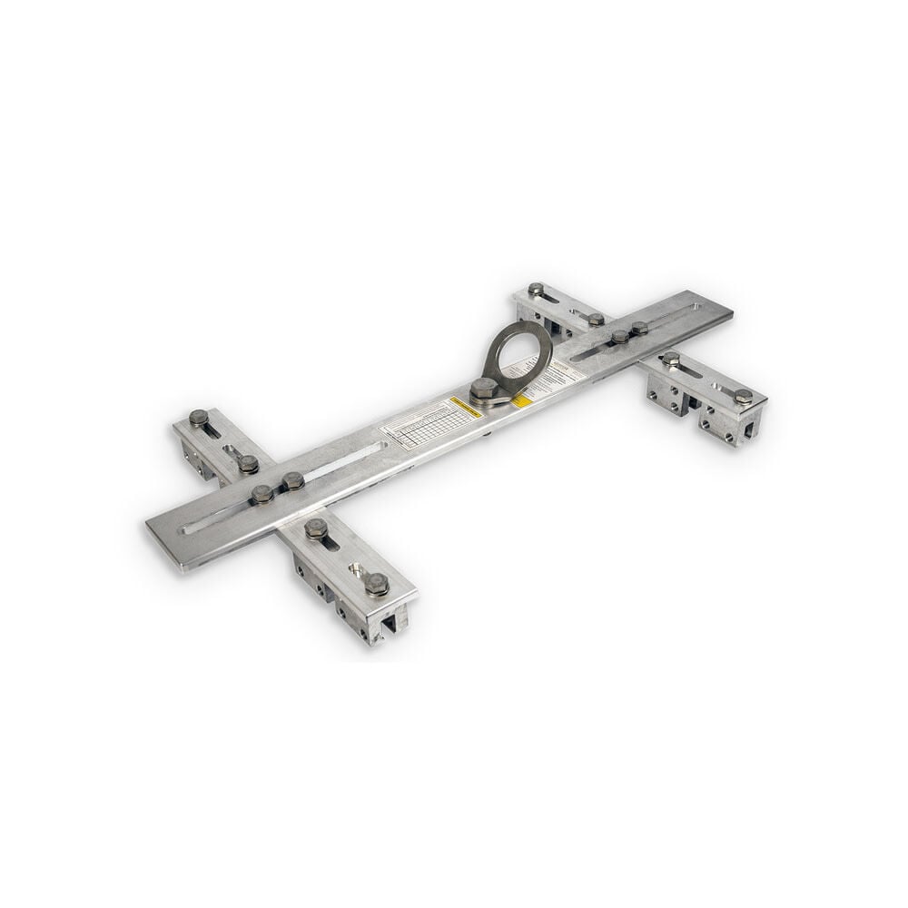 Guardian Fall Protection 130-420 Lbs 12-24 Inch Aluminum Adjustable Seam Roof Anchor – 53221