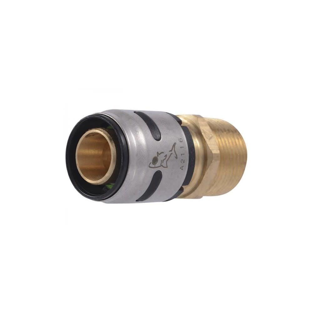 Sharkbite EvoPEX 3/4in Push T x 3/4in D MPT Plastic Adapter, large image number 2