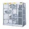 Justrite Aluminum Gas Cylinder Cabinet Locker Combo for Cylinder Tanks, small image number 1