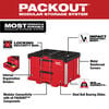 Milwaukee PACKOUT Single Rolling Tool Box, 2 Drawer Tool Box, and Medium Tool Box 3pc Bundle, small image number 3