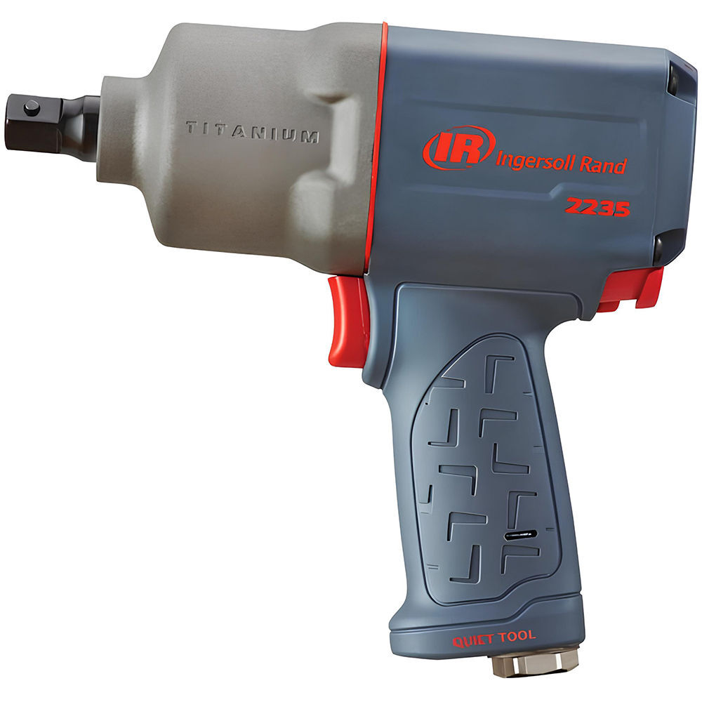 Ingersoll Rand 1/2 In. Drive Bottom Exhaust Air Powered Quiet Impact Wrench, large image number 1