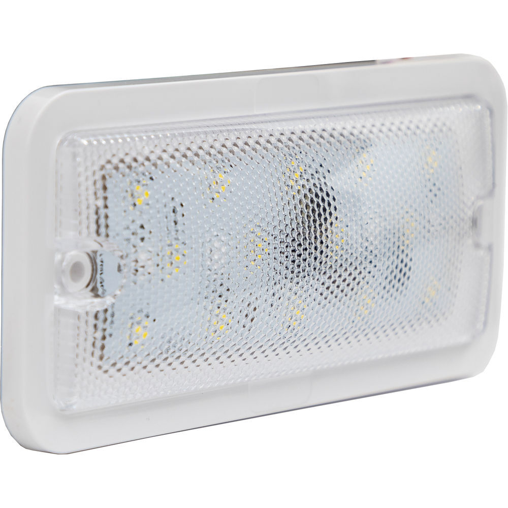 Buyers Products Company 5.8 Inch Rectangular LED Interior Dome Light for Remote Switch, large image number 1