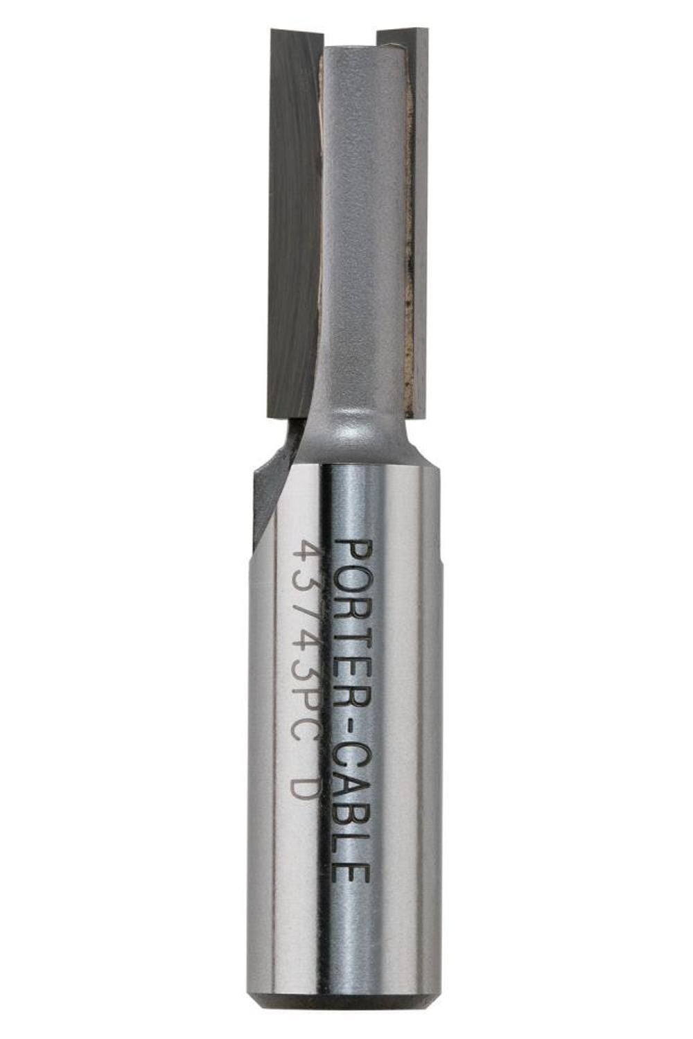 Porter Cable 13/32 Inch Straight Router Bit with 1-1/32 Inch Flute Length & 1/2 Inch Shank, large image number 1
