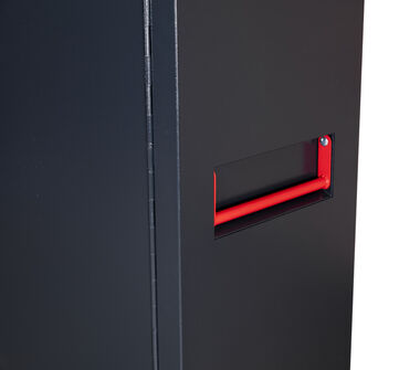 Armorgard SiteBoss Cabinet, 60.2 x 24.6 x 60.6in, Black, large image number 5