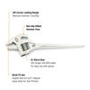 GEARWRENCH 10 Inch Lineman Adjustable Spud Wrench, small image number 2