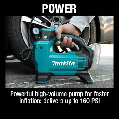 Makita 18V LXT Lithium Ion Cordless High Pressure Inflator (Bare Tool), large image number 2