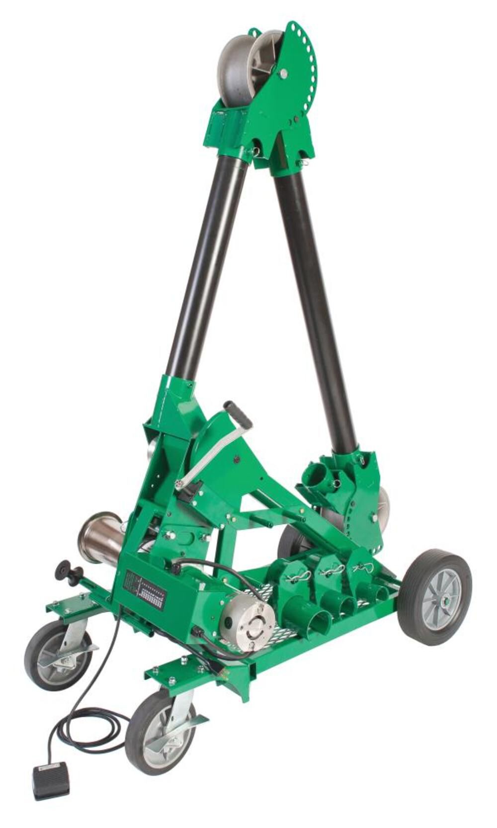 Greenlee UT10 Cable Tugger with Mobile VersiBoom 6906 from Greenlee