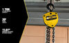 Sumner PCB100C20WO 1 Ton Chain Hoist 20 Ft. with Overload Protection, small image number 3