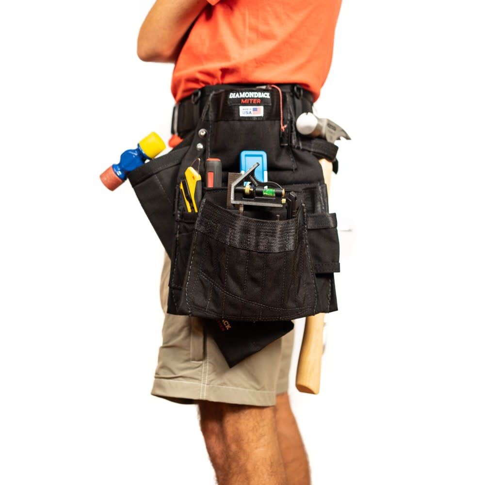 Diamondback Toolbelts 4in Small Black Artisan Tool Belt DB514BKS