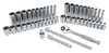 Wiha 1/4 Drive MM and SAE Socket Set 49pc, small image number 1