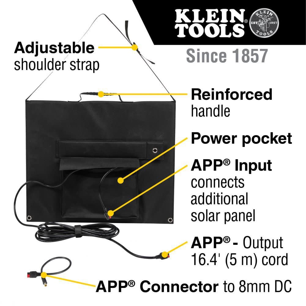 Klein Tools Portable Solar Panel 60w 29250 Simolary simolary.com 6