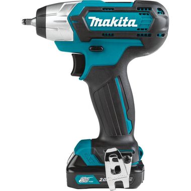 Makita 12V Max CXT Lithium-Ion Cordless 1/4 In. Impact Wrench Kit (2.0Ah), large image number 2