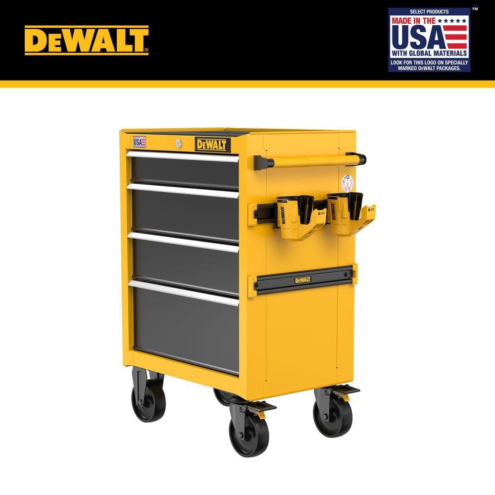 DEWALT 26 Inch Wide 4-Drawer Rolling Tool Cabinet, large image number 2