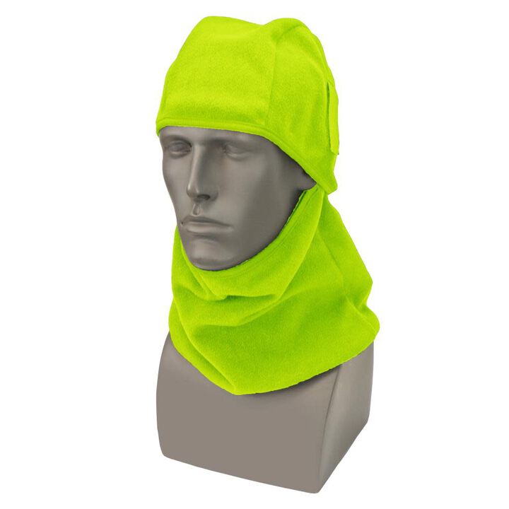 Radians Nordic Blaze 3 in 1 Fleece Balaclava High Visibility Green Universal Size, large image number 1