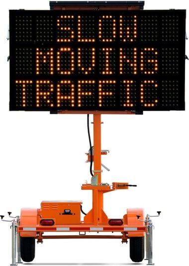 Wanco Three Line Mini Message Display Sign with Hand Operated Winch