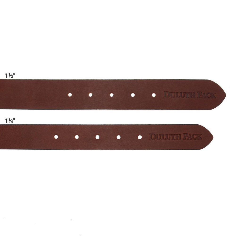 Duluth Pack 1.5 In. W x 40 In. Waist Size Brown Leather Belt, large image number 2