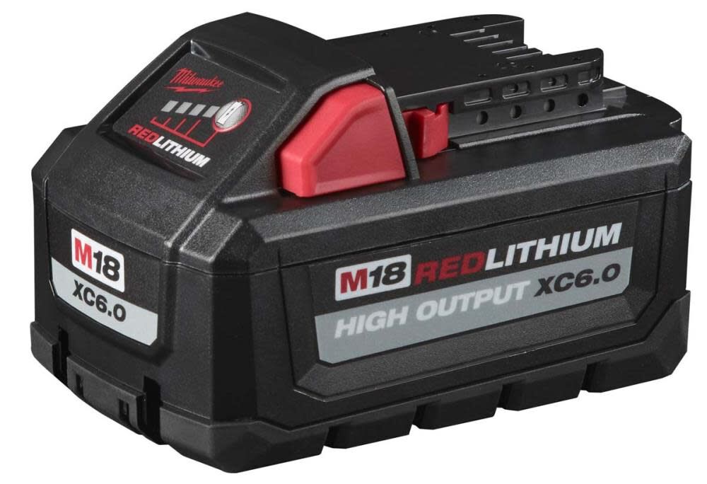 Milwaukee M18 REDLITHIUM HIGH OUTPUT XC 6.0Ah Battery Pack (2pk