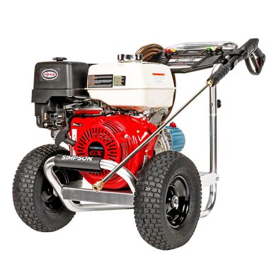 Simpson Aluminum 4200 PSI at 4.0 GPM HONDA GX390 with CAT Triplex Plunger Pump Cold Water Professional Gas Pressure Washer (49-State), large image number 0