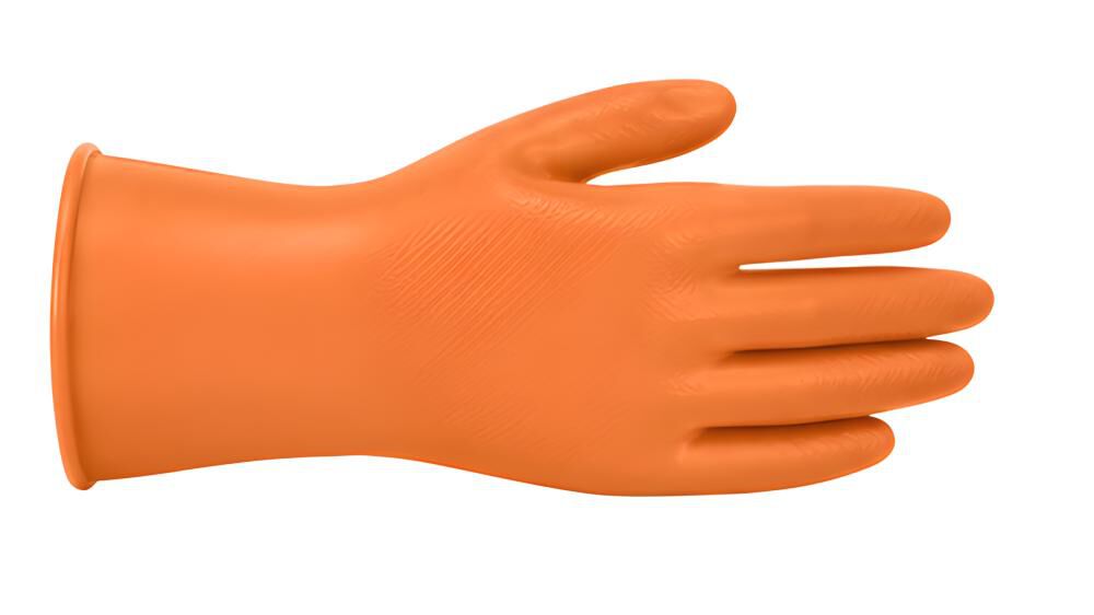 Protective Industrial Products Grippaz Orange Nitrile Extended Gloves Large, large image number 5
