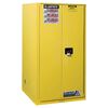 Justrite 90 Gallon Yellow 1 Bi-Fold Door Self Close Flammable Cabinet, small image number 1