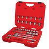 CRAFTSMAN 1/2 Inch Drive SAE & Metric Mechanics Tool Set 33 Pieces, small image number 1