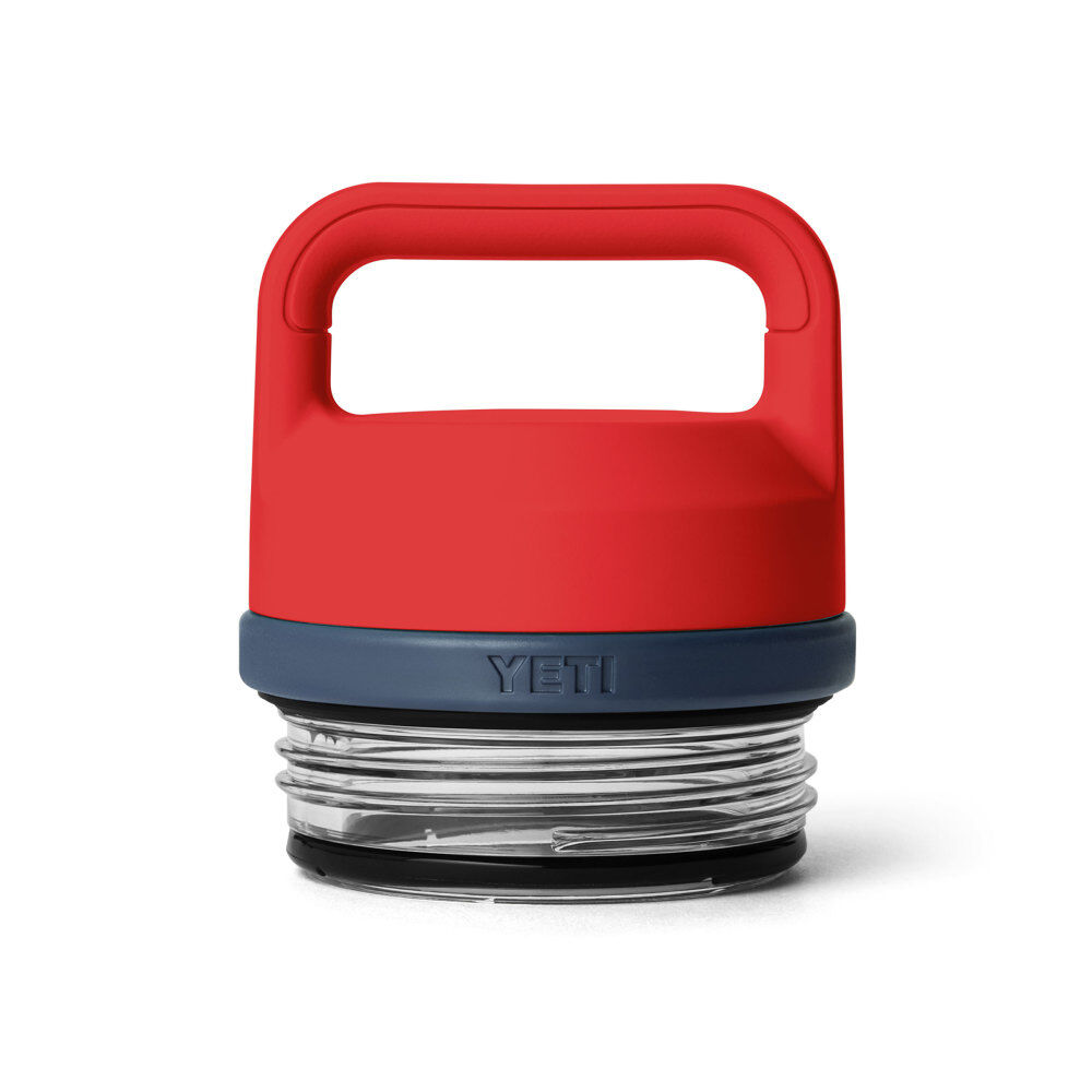 YETI Rambler Bottle Chug Cap Rescue Red and Navy, large image number 1