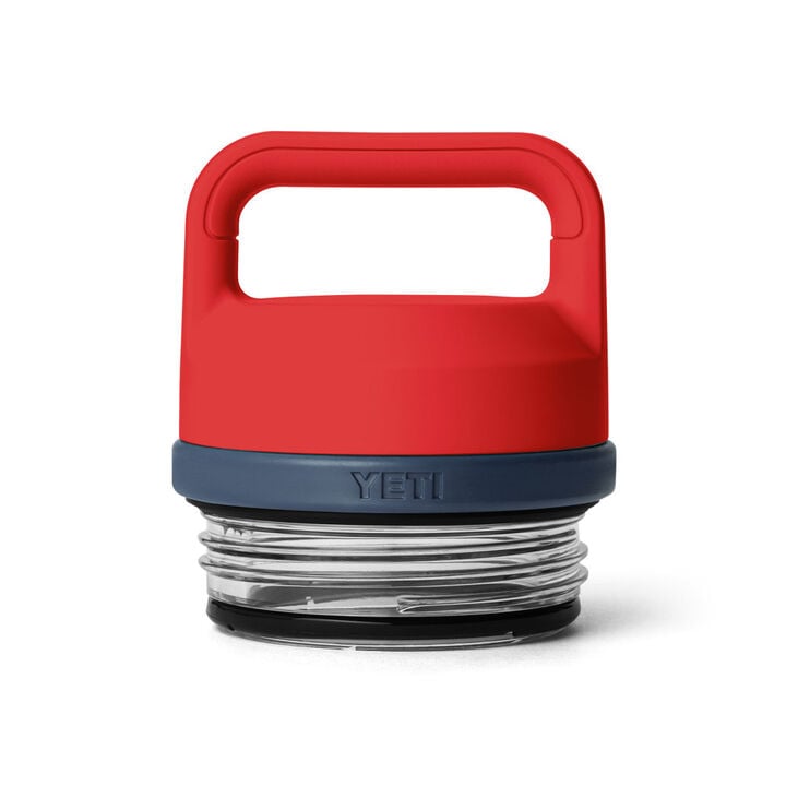YETI Rambler Bottle Chug Cap Rescue Red and Navy