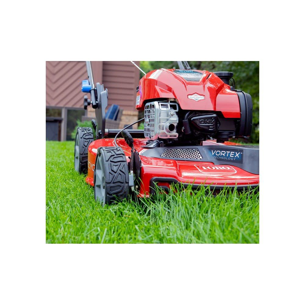 Toro Lawn Mower 22in 150cc Recycler SmartStow Gas High Wheel 21445