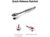 Tekton 1/4 Inch 6 Point Socket and Ratchet Set, 29 Pieces (5/32-9/16 Inch), small image number 4